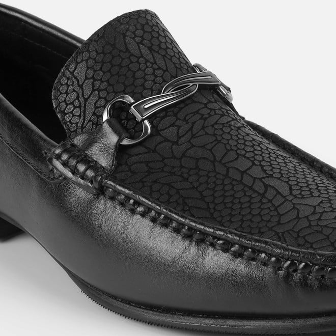 J.Fontini Men Black Formal Moccasin (SKU: 14-1324-11-40)