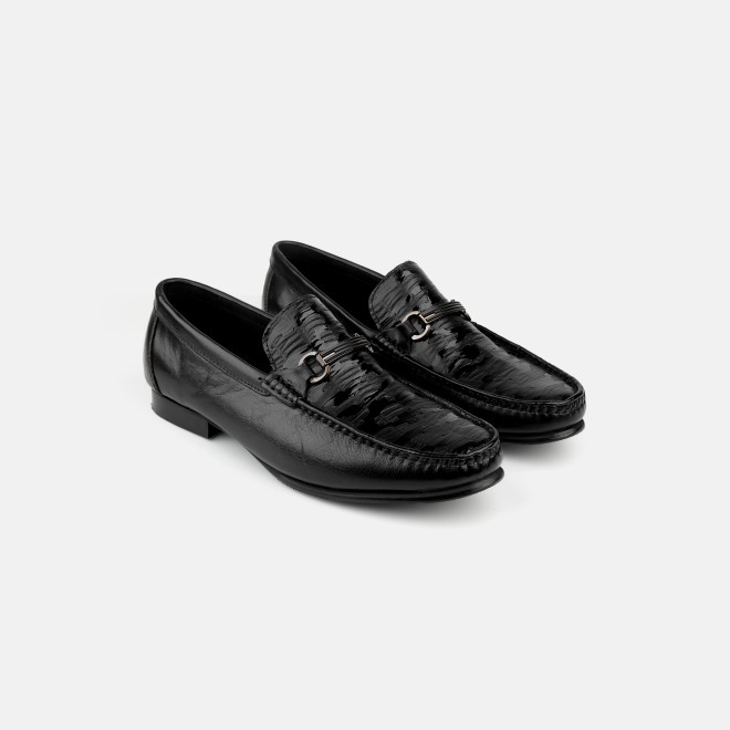 J.Fontini Men Black Formal Moccasin (SKU: 14-1347-11-40)