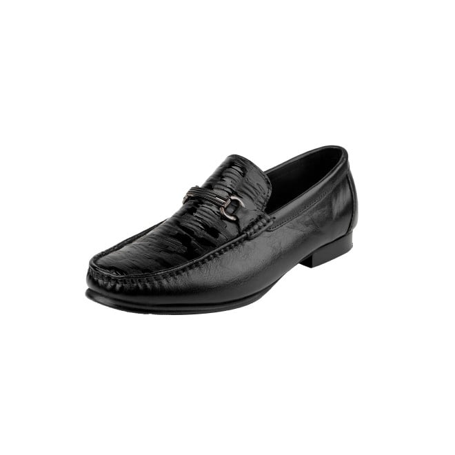 J.Fontini Men Black Formal Moccasin (SKU: 14-1347-11-40)