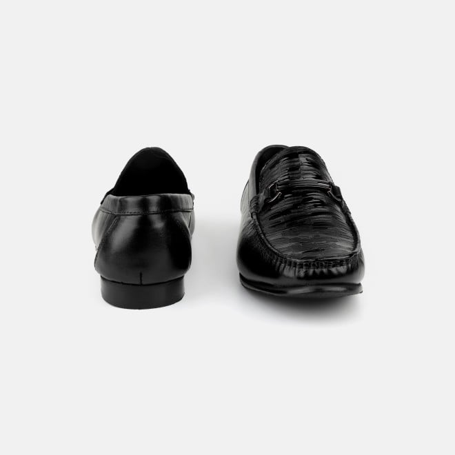 J.Fontini Men Black Formal Moccasin (SKU: 14-1347-11-40)