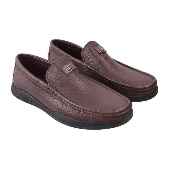 J.Fontini Men Brown Casual Loafers