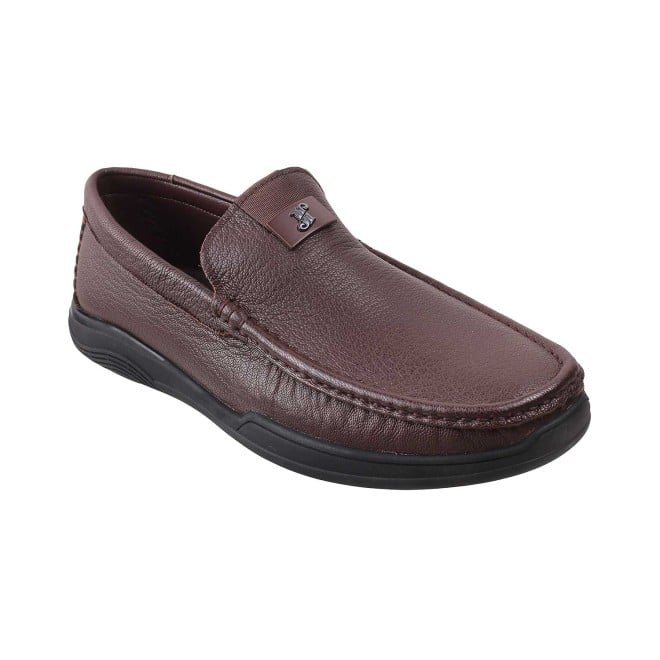 J.Fontini Brown Casual Loafers for Men