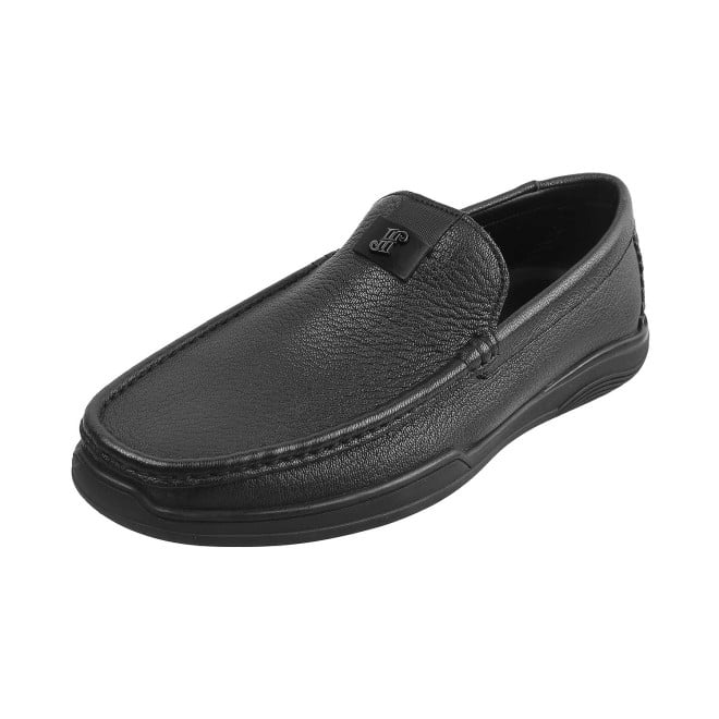 J.Fontini Men Black Casual Loafers (SKU: 14-1371L-11-46)