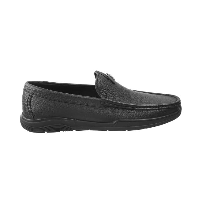 J.Fontini Men Black Casual Loafers (SKU: 14-1371L-11-46)