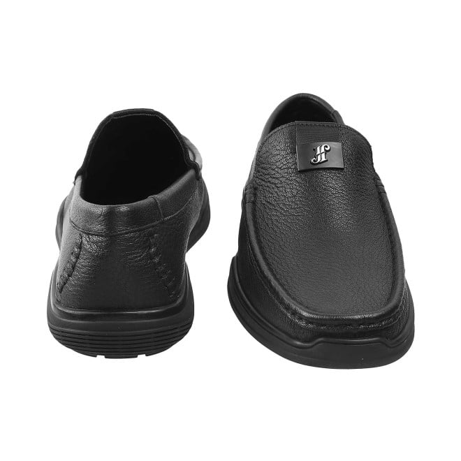 J.Fontini Men Black Casual Loafers (SKU: 14-1371L-11-46)