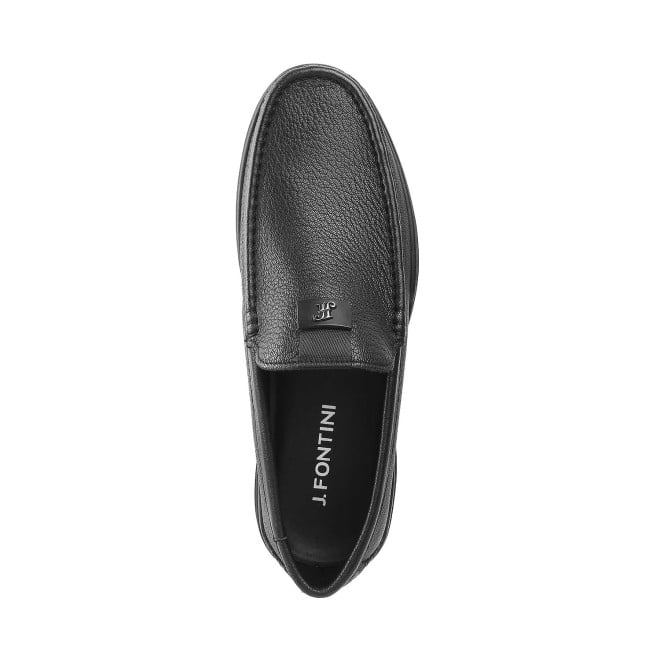 J.Fontini Men Black Casual Loafers (SKU: 14-1371L-11-46)