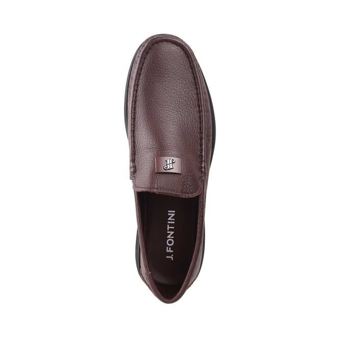 J.Fontini Men Brown Casual Loafers (SKU: 14-1371L-12-46)