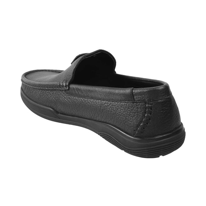 J.Fontini Men Black Casual Loafers (SKU: 14-1371L-11-46)