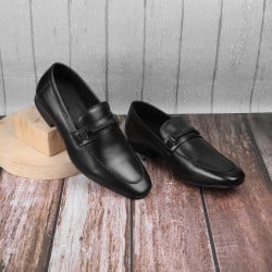 Men Black Formal Moccasin