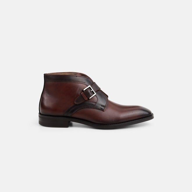 J.Fontini Men Brown Formal Boots (SKU: 14-1449-12-39)