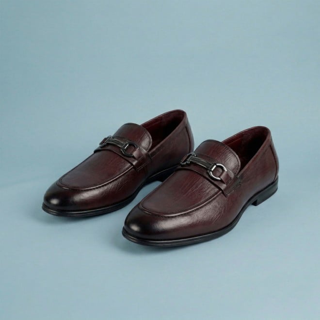 J.Fontini Men Wine Formal Moccasin (SKU: 14-1453-58-39)