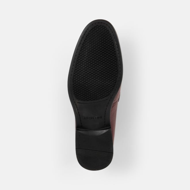 J.Fontini Men Wine Formal Moccasin (SKU: 14-1453-58-39)
