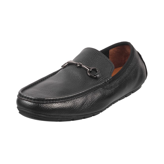 J.Fontini Men Black Casual Loafers (SKU: 14-1503L-11-46)