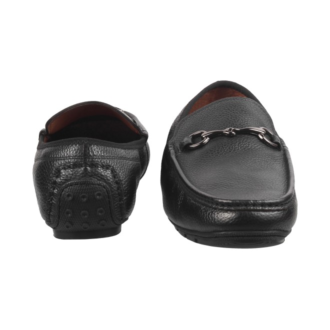 J.Fontini Men Black Casual Loafers (SKU: 14-1503L-11-46)