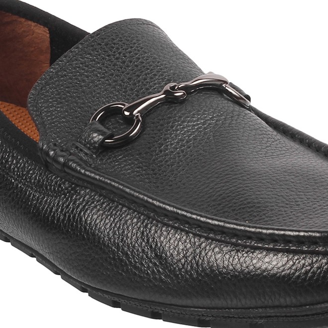 J.Fontini Men Black Casual Loafers (SKU: 14-1503L-11-46)