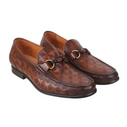 Men Tan Formal Moccasin