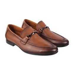 Men Tan Formal Moccasin