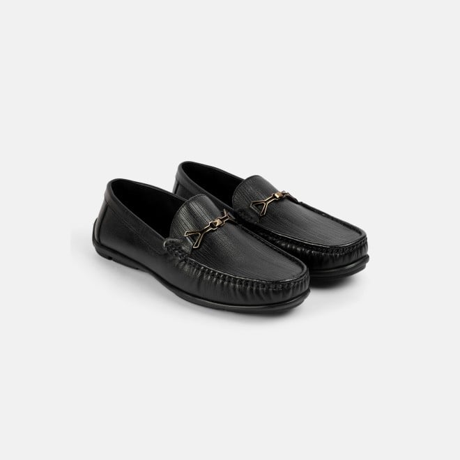 J.Fontini Men Black Formal Moccasin (SKU: 14-1525-11-40)