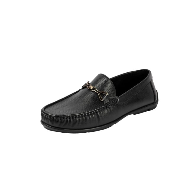 J.Fontini Men Black Formal Moccasin (SKU: 14-1525-11-40)