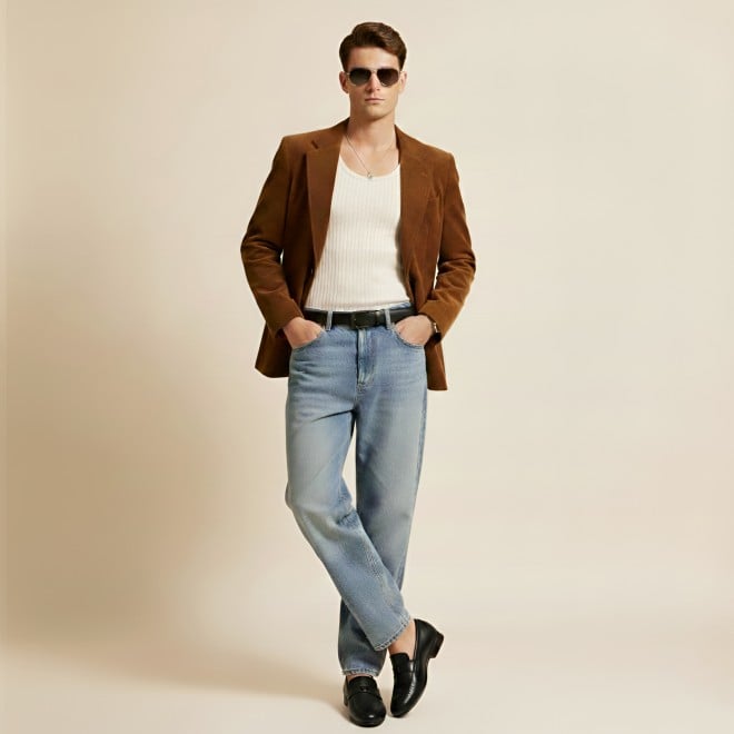 J.Fontini Men Black Formal Moccasin (SKU: 14-1526-11-40)