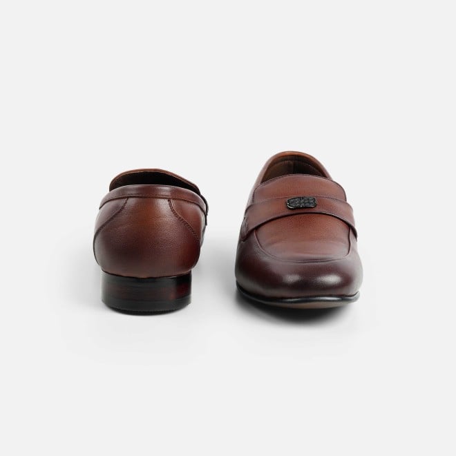 J.Fontini Men Tan Formal Moccasin (SKU: 14-1526-23-40)