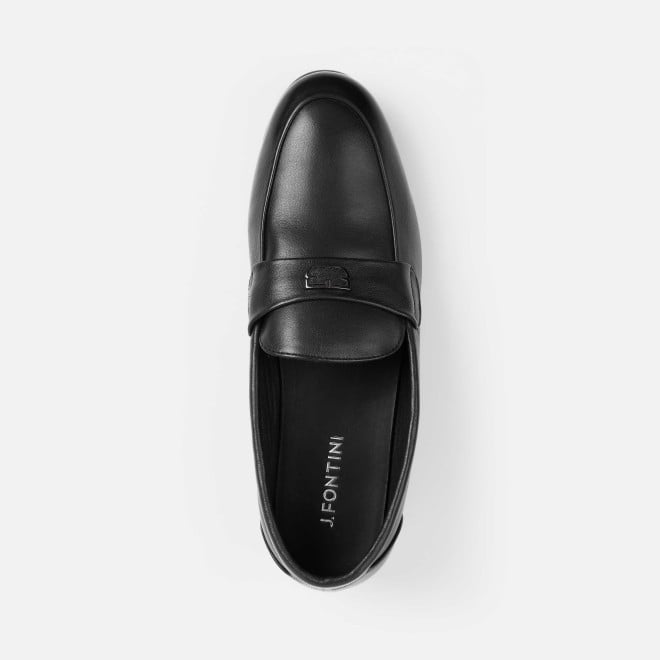 J.Fontini Men Black Formal Moccasin (SKU: 14-1526-11-40)