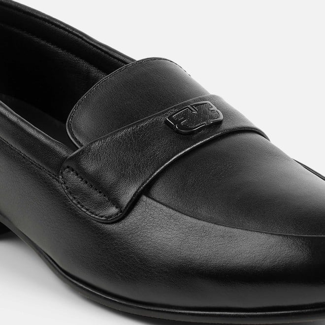 J.Fontini Men Black Formal Moccasin (SKU: 14-1526-11-40)