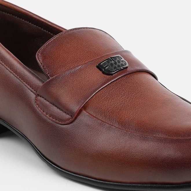 J.Fontini Men Tan Formal Moccasin (SKU: 14-1526-23-40)