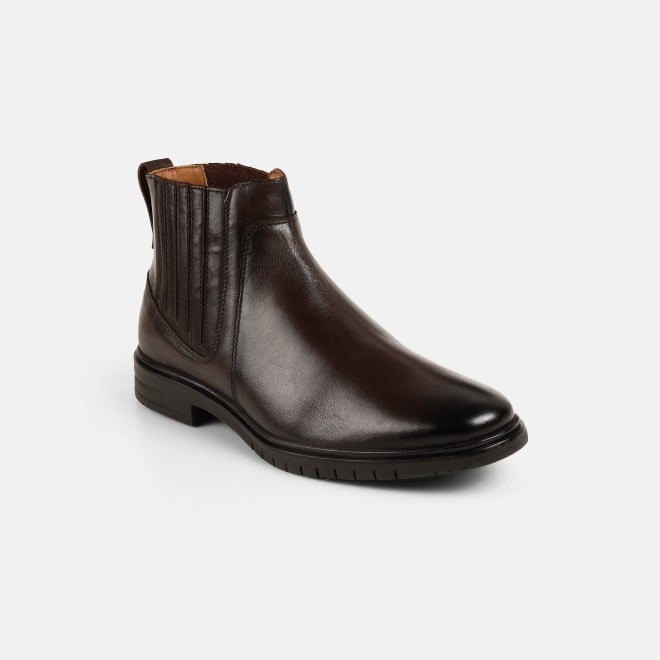 J.Fontini Men Brown Formal Boots