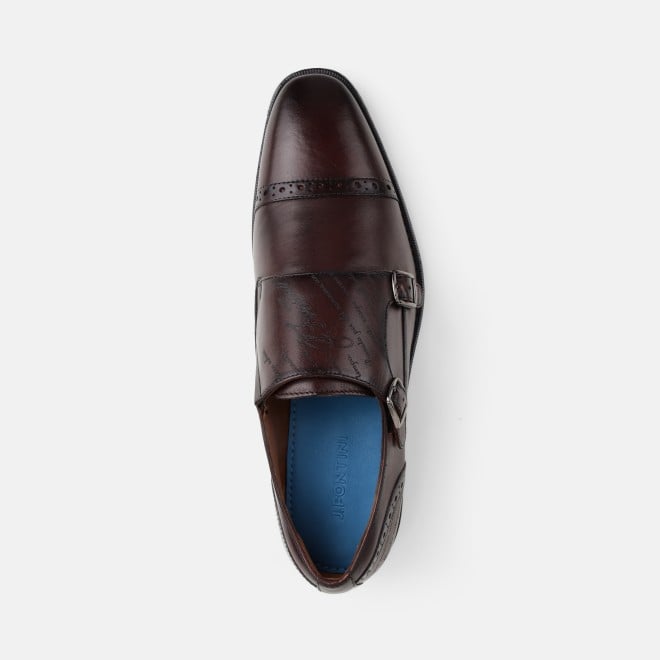 J.Fontini Men Brown Formal Monk (SKU: 14-1606-12-39)