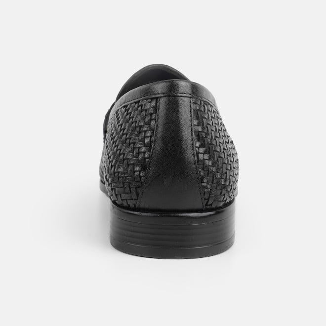 J.Fontini Men Black Party Moccasin (SKU: 14-1607-11-41)