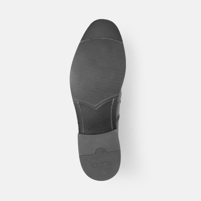 J.Fontini Men Black Formal Moccasin (SKU: 14-1608-11-39)