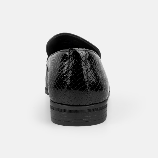 J.Fontini Men Black Party Moccasin (SKU: 14-1609-11-40)