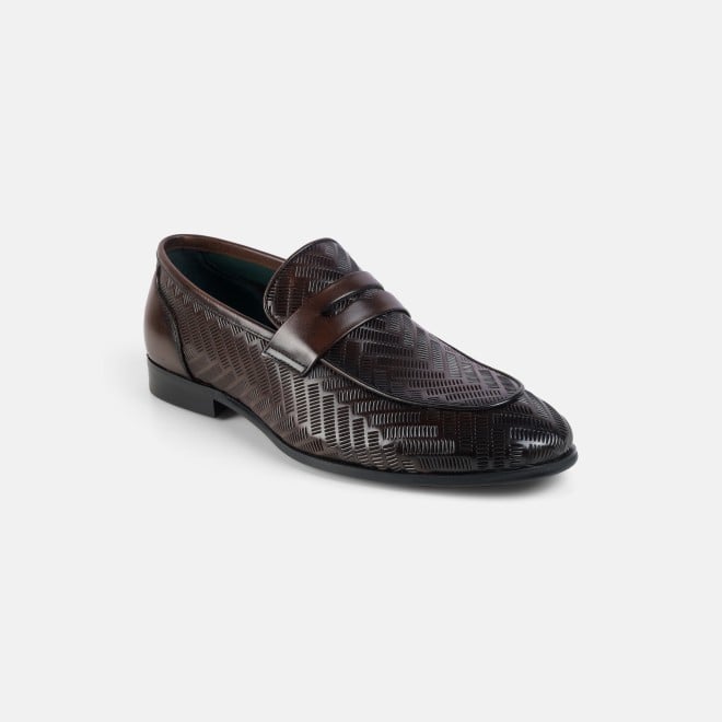 J.Fontini Men Brown Formal Moccasin (SKU: 14-1650-12-41)