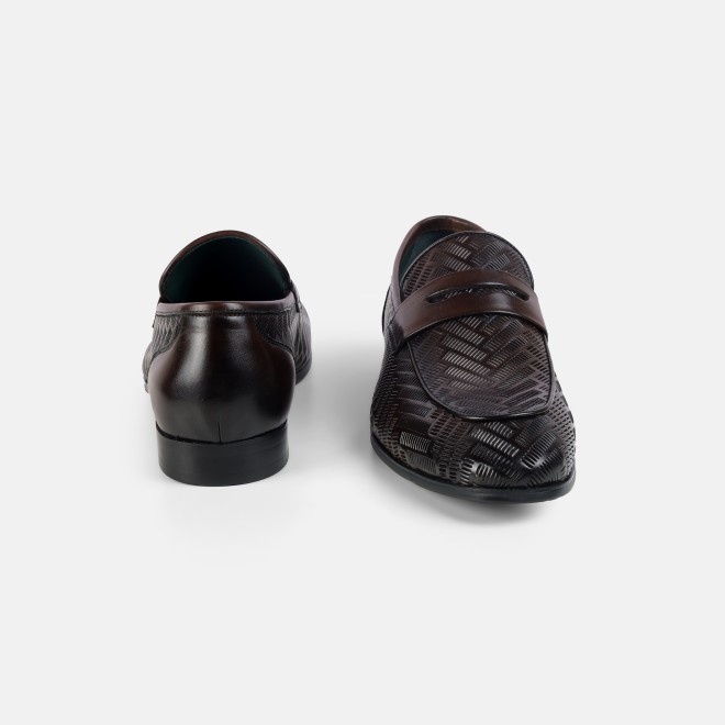 J.Fontini Men Brown Formal Moccasin (SKU: 14-1650-12-41)