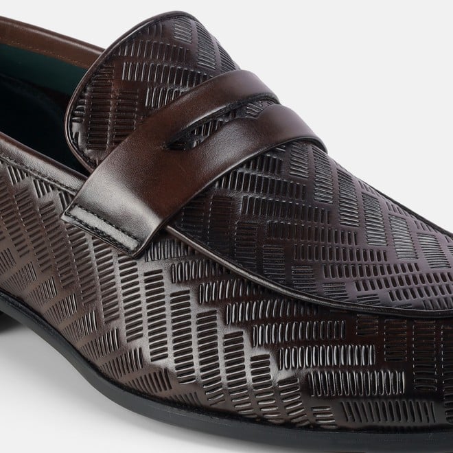 J.Fontini Men Brown Formal Moccasin (SKU: 14-1650-12-41)