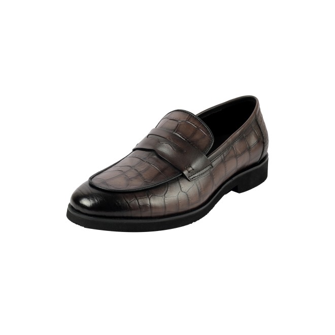 J.Fontini Men Grey Formal Moccasin (SKU: 14-1652-14-40)
