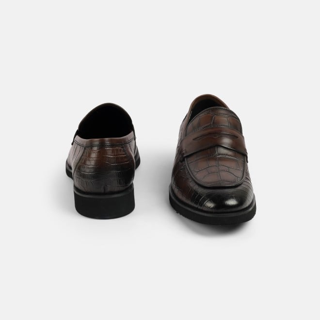 J.Fontini Men Brown Formal Moccasin (SKU: 14-1652-12-41)