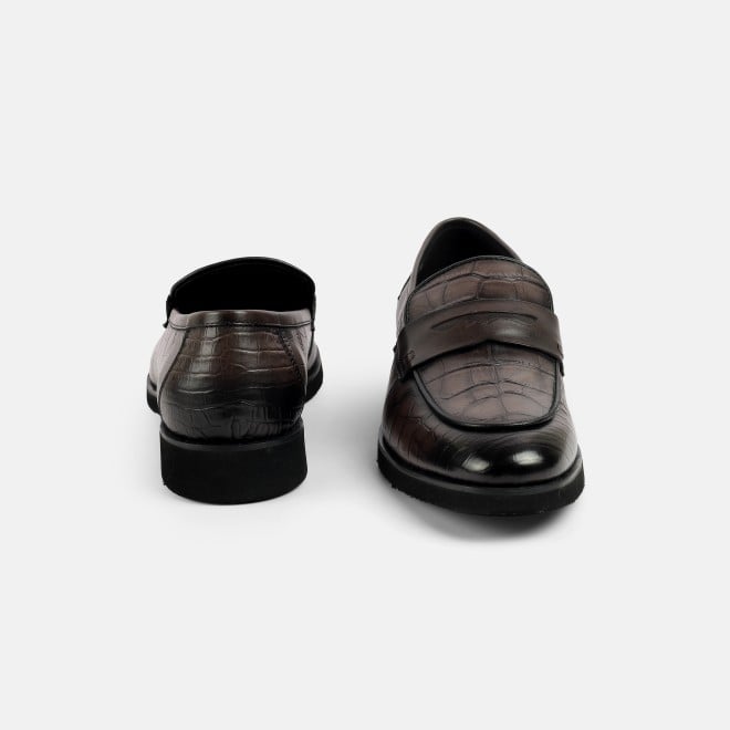 J.Fontini Men Grey Formal Moccasin (SKU: 14-1652-14-40)