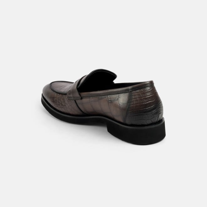 J.Fontini Men Grey Formal Moccasin (SKU: 14-1652-14-40)