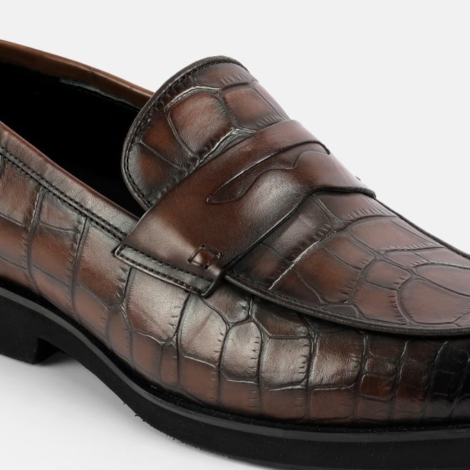 J.Fontini Men Brown Formal Moccasin (SKU: 14-1652-12-41)