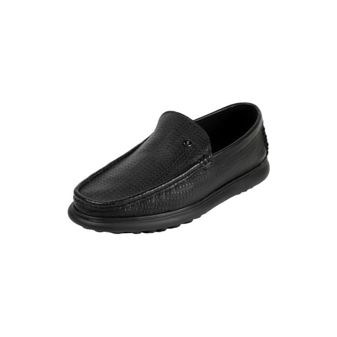 J.Fontini Men Black Casual Loafers (SKU: 14-1656-11-41)