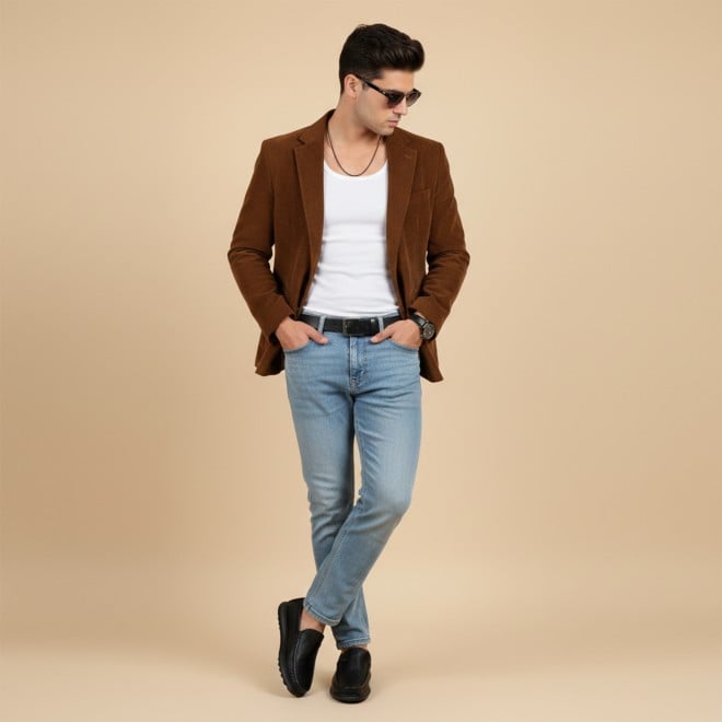 J.Fontini Men Black Casual Loafers (SKU: 14-1656-11-41)