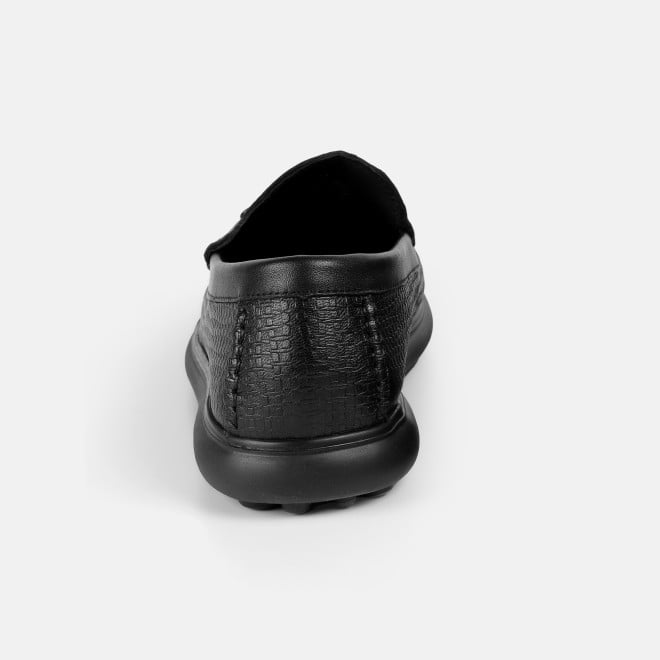 J.Fontini Men Black Casual Loafers (SKU: 14-1656-11-41)