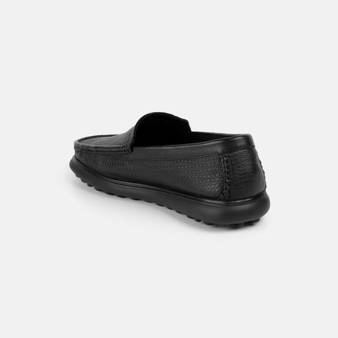 J.Fontini Men Black Casual Loafers (SKU: 14-1656-11-41)