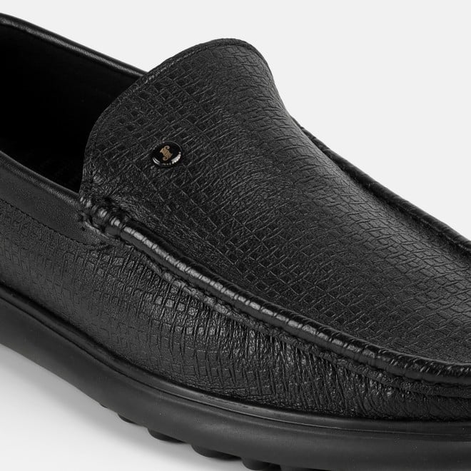 J.Fontini Men Black Casual Loafers (SKU: 14-1656-11-41)