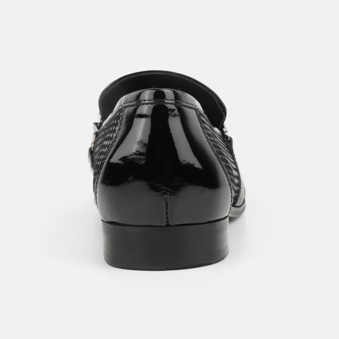 J.Fontini Men Black Party Moccasin (SKU: 14-1663-11-40)