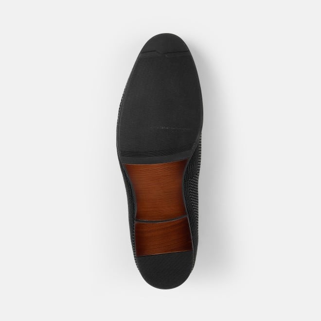 J.Fontini Men Black Party Moccasin (SKU: 14-1664-11-39)