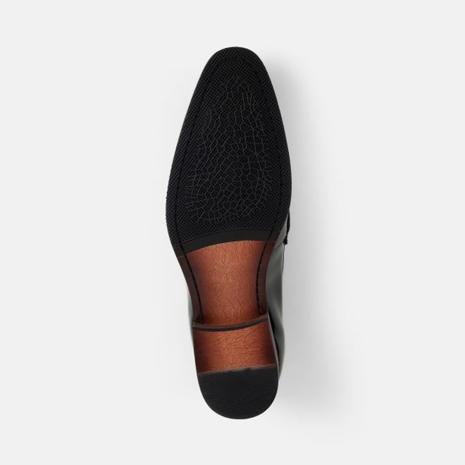 J.Fontini Men Black Party Moccasin (SKU: 14-1665-11-39)