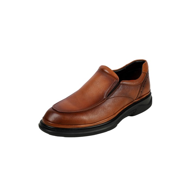 J.Fontini Men Tan Formal Moccasin (SKU: 14-1668-23-41)